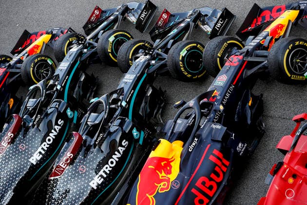 Motorsports: FIA Formula One World Championship, WM, Weltmeisterschaft 2020, Grand Prix of Spain, Parc ferme Barcelona Spain