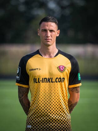 Panagiotis Vlachodimos; Porträtfotos der SG Dynamo Dresden; Fußball, Fussball, 3. Liga, Saison 2020 2021, Kopf, Kopffoto, Porträt, Portrait, AOK Plus Walter-Fritzsch-Akademie Dresden; 14. August 2020;
