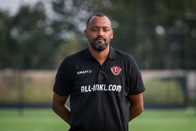 David Yelldell (Torwarttrainer); Porträtfotos der SG Dynamo Dresden; Fußball, Fussball, 3. Liga, Saison 2020 2021, Kopf, Kopffoto, Porträt, Portrait, AOK Plus Walter-Fritzsch-Akademie Dresden; 14. August 2020;