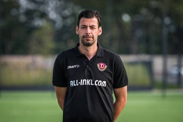 Ferydoon Zandi (Co-Trainer); Porträtfotos der SG Dynamo Dresden; Fußball, Fussball, 3. Liga, Saison 2020 2021, Kopf, Kopffoto, Porträt, Portrait, AOK Plus Walter-Fritzsch-Akademie Dresden; 14. August 2020;
