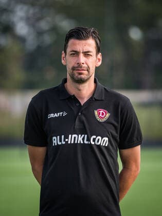 Ferydoon Zandi (Co-Trainer); Porträtfotos der SG Dynamo Dresden; Fußball, Fussball, 3. Liga, Saison 2020 2021, Kopf, Kopffoto, Porträt, Portrait, AOK Plus Walter-Fritzsch-Akademie Dresden; 14. August 2020;