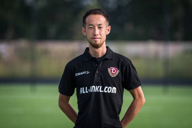 Kenta Kambara (Zeugwart); Porträtfotos der SG Dynamo Dresden; Fußball, Fussball, 3. Liga, Saison 2020 2021, Kopf, Kopffoto, Porträt, Portrait, AOK Plus Walter-Fritzsch-Akademie Dresden; 14. August 2020;