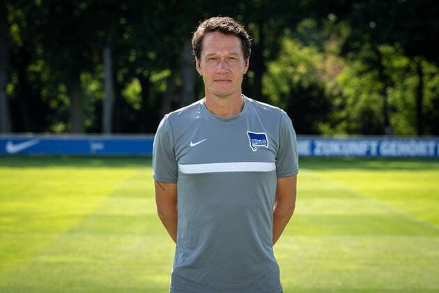 Fussball Berlin 17.08.2020 Saison 2020 2021 1. BL DFL Hertha BSC Berlin Porträttermin 2020 2021 Henrik Kuchno (Hertha BSC, Athletiktrainer)