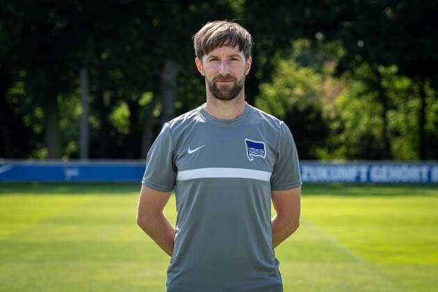 Fussball Berlin 17.08.2020 Saison 2020 2021 1. BL DFL Hertha BSC Berlin Porträttermin 2020 2021 Hendrik Vieth (Hertha BSC, Athletiktrainer)