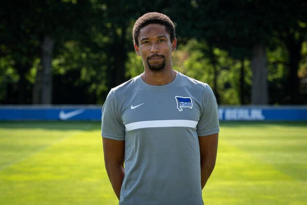 Fussball Berlin 17.08.2020 Saison 2020 2021 1. BL DFL Hertha BSC Berlin Porträttermin 2020 2021 Frederick Syna (Hertha BSC, Physiotherapeut)