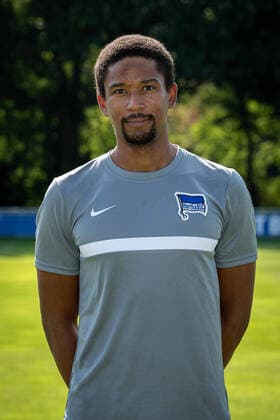 Fussball Berlin 17.08.2020 Saison 2020 2021 1. BL DFL Hertha BSC Berlin Porträttermin 2020 2021 Frederick Syna (Hertha BSC, Physiotherapeut)