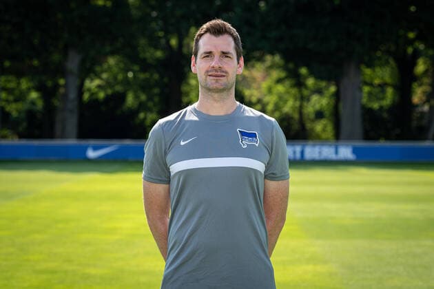 Fussball Berlin 17.08.2020 Saison 2020 2021 1. BL DFL Hertha BSC Berlin Porträttermin 2020 2021 Michael Becker (Hertha BSC, Physiotherapeut)