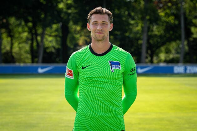 Fussball Berlin 17.08.2020 Saison 2020 2021 1. BL DFL Hertha BSC Berlin Porträttermin 2020 2021 Nils Körber (Hertha BSC, No.12)