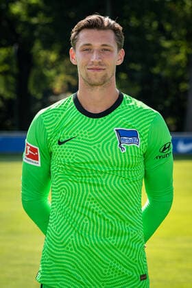 Fussball Berlin 17.08.2020 Saison 2020 2021 1. BL DFL Hertha BSC Berlin Porträttermin 2020 2021 Nils Körber (Hertha BSC, No.12)