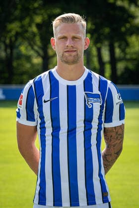 Fussball Berlin 17.08.2020 Saison 2020 2021 1. BL DFL Hertha BSC Berlin Porträttermin 2020 2021 Arne Maier (Hertha BSC, No.23)