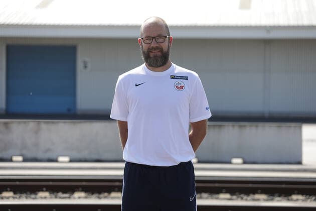 FC Hansa Rostock - Physiotherapeut Tobias Hamann (Rostock) --- DFB regulations prohibit any use of photographs as image sequences and or quasi-video FC Hansa Rostock Rostock Copyright: xAndyxBuenning xEibner-Pressefotox EP_abg