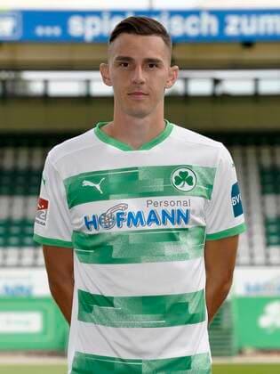 SpVgg Spielvereinigung Greuther Fürth ( Kleeblatt ) - Saison 2020 2021 - Fototermin Porträttermin - - Branimir Hrgota (10. SpVgg Greuther Fürth ) Einzelbild Einzelfoto Portrait Porträt Kopfbild