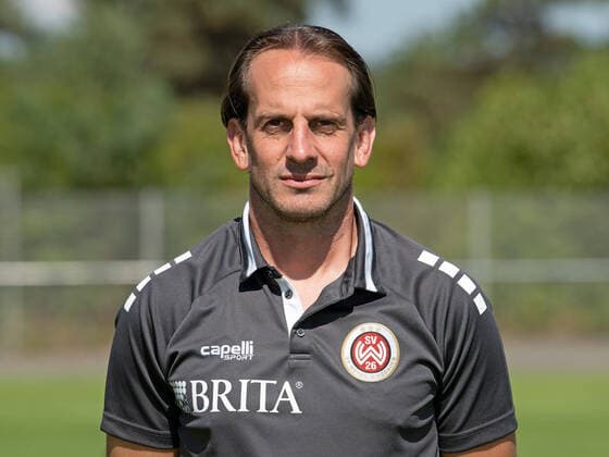 19.08.2020, xjhx, Fussball 3.Liga, SV Wehen Wiesbaden - Fototermin Saison 2020 21 emspor, PortraÌˆttermin 2020 2021, Trainer Ruediger Rehm (SV Wehen Wiesbaden) Wiesbaden