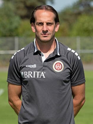 19.08.2020, xjhx, Fussball 3.Liga, SV Wehen Wiesbaden - Fototermin Saison 2020 21 emspor, PortraÌˆttermin 2020 2021, Trainer Ruediger Rehm (SV Wehen Wiesbaden) Wiesbaden