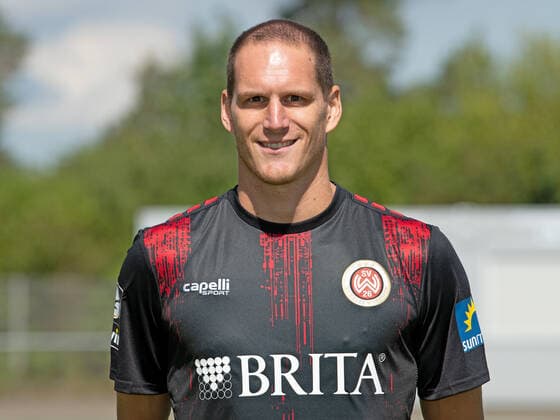 19.08.2020, xjhx, Fussball 3.Liga, SV Wehen Wiesbaden - Fototermin Saison 2020 21 emspor, PortraÌˆttermin 2020 2021, Benedikt RoÌˆcker Roecker Wiesbaden