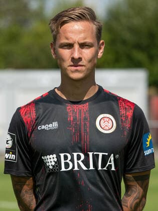 19.08.2020, xjhx, Fussball 3.Liga, SV Wehen Wiesbaden - Fototermin Saison 2020 21 emspor, PortraÌˆttermin 2020 2021, Phillip Tietz Wiesbaden