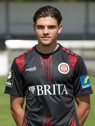 19.08.2020, xjhx, Fussball 3.Liga, SV Wehen Wiesbaden - Fototermin Saison 2020 21 emspor, PortraÌˆttermin 2020 2021, Ben Bischof Wiesbaden