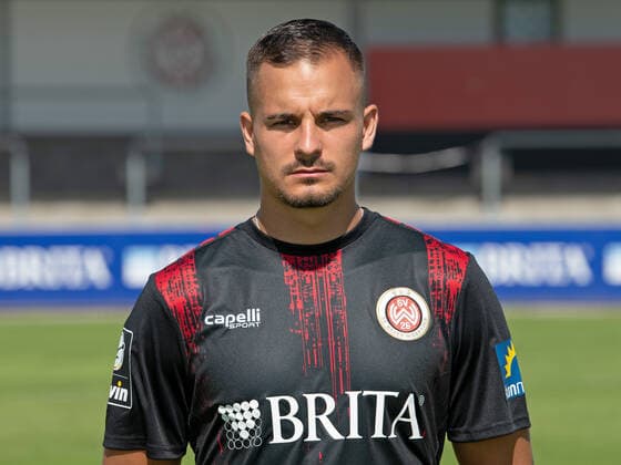 19.08.2020, xjhx, Fussball 3.Liga, SV Wehen Wiesbaden - Fototermin Saison 2020 21 emspor, PortraÌˆttermin 2020 2021, Sebastian Mrowca Wiesbaden
