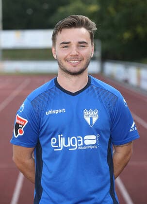 Patrick Fossi . Fototermin SGV Freiberg 2020-2021 . Freiberg, GER, 10.08.2020 ,Fussball Oberliga Baden-Württemberg 2019 2020 .