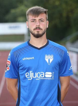 Leon Cerkez . Fototermin SGV Freiberg 2020-2021 . Freiberg, GER, 10.08.2020 ,Fussball Oberliga Baden-Württemberg 2019 2020 .