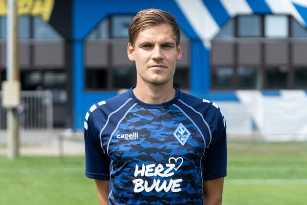 Max Christiansen; SV Waldhof Mannheim; 3. Liga, Porträttermin 2020 2021