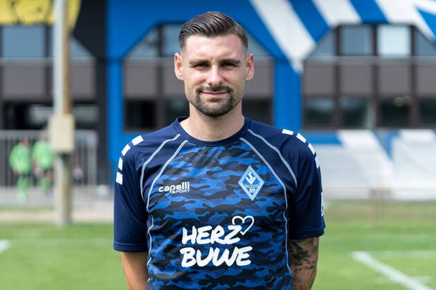 Marcel Hofrath; SV Waldhof Mannheim; 3. Liga, Porträttermin 2020 2021