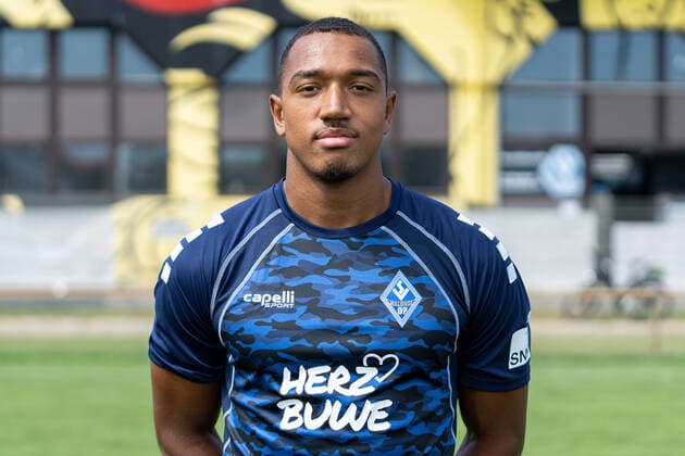 Anton Donkor; SV Waldhof Mannheim; 3. Liga, Porträttermin 2020 2021