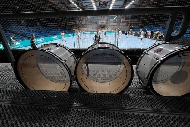 21.08.2020 xkhx Kassel Rothenbach-Halle DHB - Handball Bundesliga Saison 2020 2021 Vorbereitungsspiel MT Melsungen - HSG Wetzlar Symbolbild ohne Zuschauer bleiben die Trommeln still