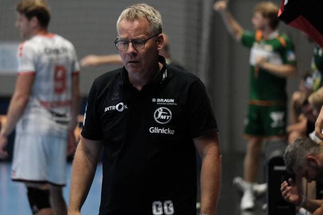 21.08.2020 xkhx Kassel Rothenbach-Halle DHB - Handball Bundesliga Saison 2020 2021 Vorbereitungsspiel MT Melsungen - HSG Wetzlar Gudmundur Gudmundsson (Trainer MT Melsungen)