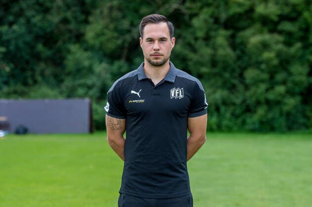 VfL Osnabrück, Portraittermin 2020 2021 22.08.2020, Romantik Hotel Aselager Mühle, Herzlake, VfL Osnabrück, Portraittermin 2020 2021 Physiotherapeut Lennart Bartling; VfL Osnabrück, 2. BL, Portraittermin 2020 2021