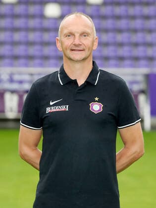 Teampraesentation Erz.Aue Fussball 2.Bundesliga Mannschaftsverantwortlicher Thomas Romeyke; FC Erzgebirge Aue; 2.Bundesliga, Porträttermin 2020 2021 , Aue, 22.08.2020, Erzgebirgsstadion, Fussball ,