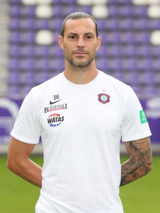 Teampraesentation Erz.Aue Fussball 2.Bundesliga Torwarttrainer Daniel Haas; FC Erzgebirge Aue; 2.Bundesliga, Porträttermin 2020 2021 , Aue, 22.08.2020, Erzgebirgsstadion, Fussball ,