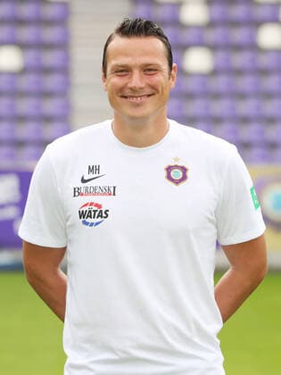 Teampraesentation Erz.Aue Fussball 2.Bundesliga Co Trainer Marc Hensel; FC Erzgebirge Aue; 2.Bundesliga, Porträttermin 2020 2021 , Aue, 22.08.2020, Erzgebirgsstadion, Fussball ,