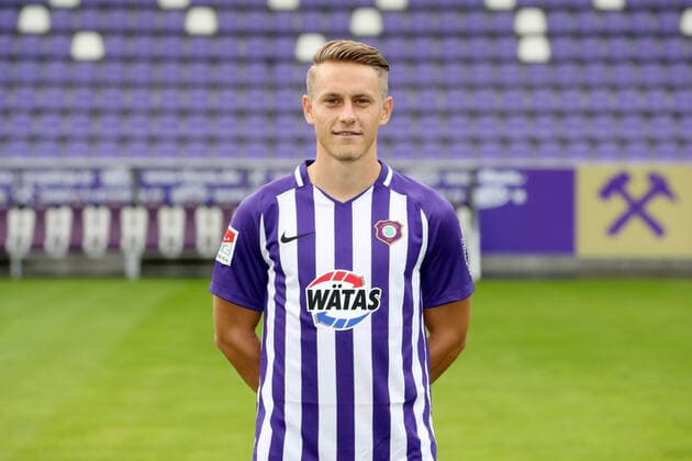 Teampraesentation Erz.Aue Fussball 2.Bundesliga Sascha Härtel Haertel; FC Erzgebirge Aue; 2.Bundesliga, Porträttermin 2020 2021 , Aue, 22.08.2020, Erzgebirgsstadion, Fussball ,