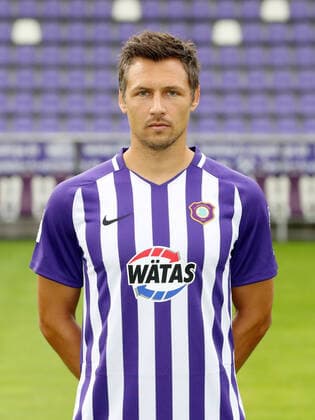 Teampraesentation Erz.Aue Fussball 2.Bundesliga Sören Gonther; FC Erzgebirge Aue; 2.Bundesliga, Porträttermin 2020 2021 , Aue, 22.08.2020, Erzgebirgsstadion, Fussball ,