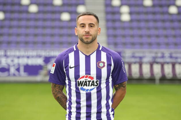 Teampraesentation Erz.Aue Fussball 2.Bundesliga Calogero Rizzuto; FC Erzgebirge Aue; 2.Bundesliga, Porträttermin 2020 2021 , Aue, 22.08.2020, Erzgebirgsstadion, Fussball ,