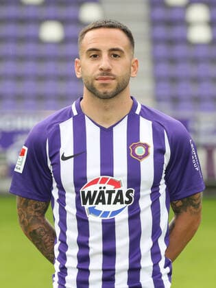 Teampraesentation Erz.Aue Fussball 2.Bundesliga Calogero Rizzuto; FC Erzgebirge Aue; 2.Bundesliga, Porträttermin 2020 2021 , Aue, 22.08.2020, Erzgebirgsstadion, Fussball ,