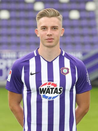 Teampraesentation Erz.Aue Fussball 2.Bundesliga Erik Majetschak; FC Erzgebirge Aue; 2.Bundesliga, Porträttermin 2020 2021 , Aue, 22.08.2020, Erzgebirgsstadion, Fussball ,