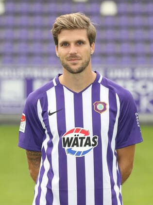 Teampraesentation Erz.Aue Fussball 2.Bundesliga Philipp Zulechner; FC Erzgebirge Aue; 2.Bundesliga, Porträttermin 2020 2021 , Aue, 22.08.2020, Erzgebirgsstadion, Fussball ,