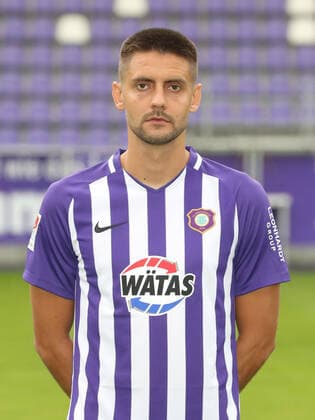Teampraesentation Erz.Aue Fussball 2.Bundesliga Dimitrij Nazarov; FC Erzgebirge Aue; 2.Bundesliga, Porträttermin 2020 2021 , Aue, 22.08.2020, Erzgebirgsstadion, Fussball ,