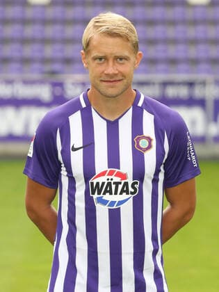 Teampraesentation Erz.Aue Fussball 2.Bundesliga Jan Hochscheidt; FC Erzgebirge Aue; 2.Bundesliga, Porträttermin 2020 2021 , Aue, 22.08.2020, Erzgebirgsstadion, Fussball ,