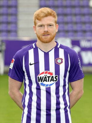 Teampraesentation Erz.Aue Fussball 2.Bundesliga Fabian Kalig; FC Erzgebirge Aue; 2.Bundesliga, Porträttermin 2020 2021 , Aue, 22.08.2020, Erzgebirgsstadion, Fussball ,