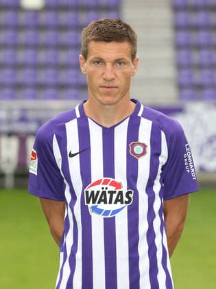 Teampraesentation Erz.Aue Fussball 2.Bundesliga Gaeton Bussmann; FC Erzgebirge Aue; 2.Bundesliga, Porträttermin 2020 2021 , Aue, 22.08.2020, Erzgebirgsstadion, Fussball ,