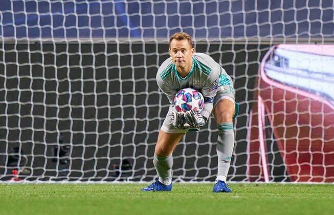 Final Football UEFA Champions League FC BAYERN MUENCHEN - PARIS SAINT GERMAIN (PSG) 1-0 Lisbon, Lissabon, Portugal, 23rd August 2020. Manuel NEUER, FCB 1 save in the final match UEFA Champions League, final tournament FC BAYERN MUENCHEN - PARIS ST. GERMAIN (PSG) 1-0 in season 2019 2020, FCB, Photographer: Peter Schatz Pool - UEFA REGULATIONS PROHIBIT ANY USE OF PHOTOGRAPHS as IMAGE SEQUENCES and or QUASI-VIDEO - National and international News-Agencies OUT Editorial Use ONLY Lisbon Estadio da Luz de Benfica Portugal