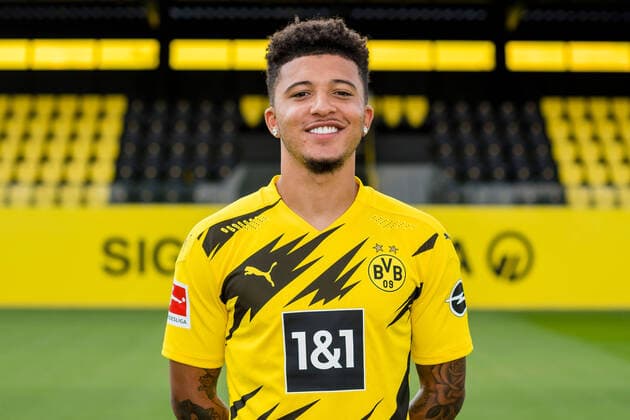 Offizieller Fototermin Borussia Dortmund 2020 Jadon Sancho; Borussia Dortmund; 1.BL, Porträttermin 2020 2021 Foto: Alexandre Simoes BVB via TEAM2sportphoto Dortmund Nordrhein-Westfalen Deutschland