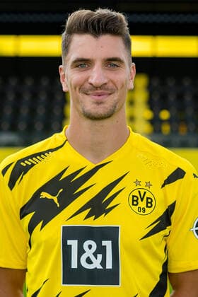 Offizieller Fototermin Borussia Dortmund 2020 Thomas Meunier; Borussia Dortmund; 1.BL, Porträttermin 2020 2021 Foto: Alexandre Simoes BVB via TEAM2sportphoto Dortmund Nordrhein-Westfalen Deutschland