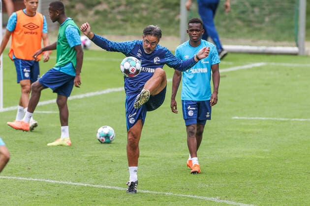 Sport Bilder des Tages 25.08.2020, Fussball, Saison 2020 2021, Trainingslager FC Schalke 04 in Längenfeld Österreich, Cheftrainer David Wagner (FC Schalke 04) Längenfeld Österreich xRHR-FOTO TRx