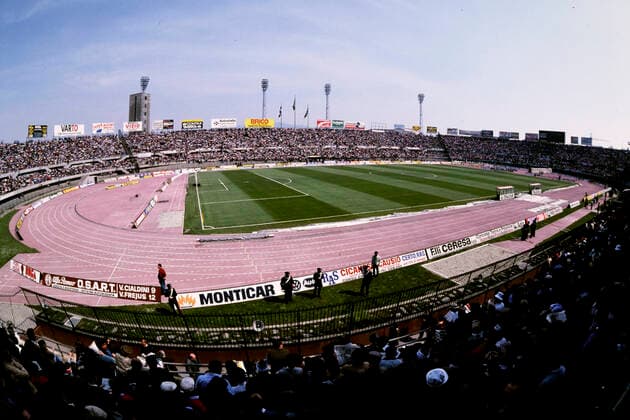 STADION JUVENTUS TURIN Italienische Liga Serie A Saison 1985-1986 am 16.09.1985 in Turin