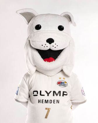 Bietigheim-Bissingen, Deutschland 10. August 2020: HBF - 20 21 - SG BBM Bietigheim Portraits Maskottchen Lotte Bietigheim-Bissingen Baden-Württemberg Deutschland