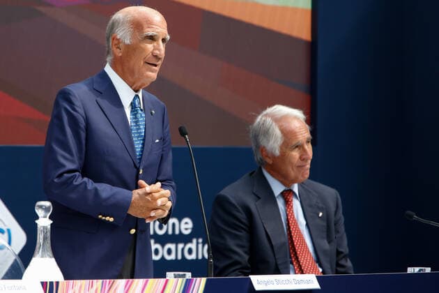 Angelo Sticchi Damiani, President of ACI (Automobile Club Italia) during F1 Grand Prix Heineken of Italy press conference, PK, Pressekonferenz Formula 1 Championship in Milan, Italy, August 27 2020  Copyright: xLM FrancescoxScaccianocex xIPAx xLivexMediax 0